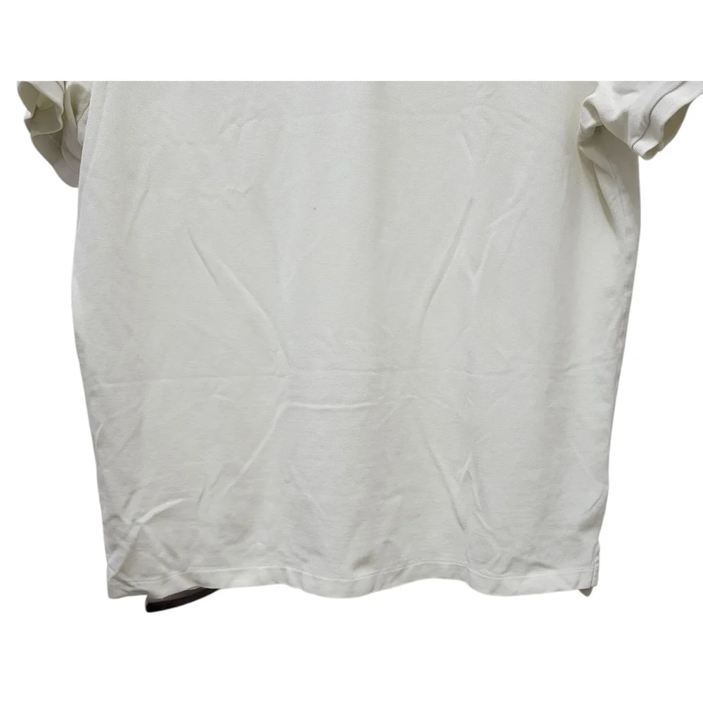 Polo Ralph Lauren Men's 100% Classic Fit Beige Polo Shirt Size XL Excellent